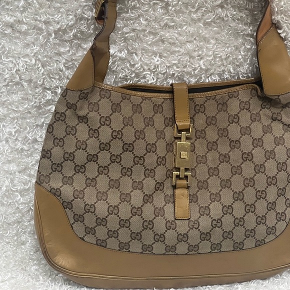 Vintage Gucci Jackie Bag Leather and Gold Hardware - Picture 2 of 16
